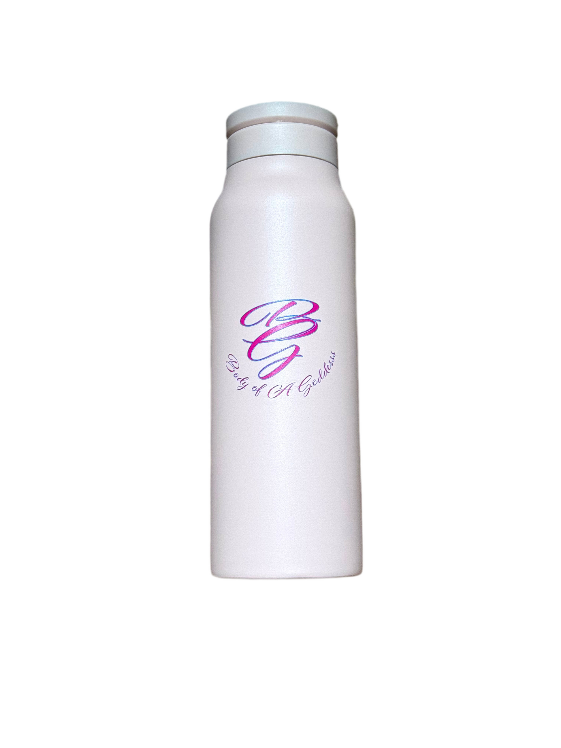 Water Bottle with Magnetic Phone Holder Lid